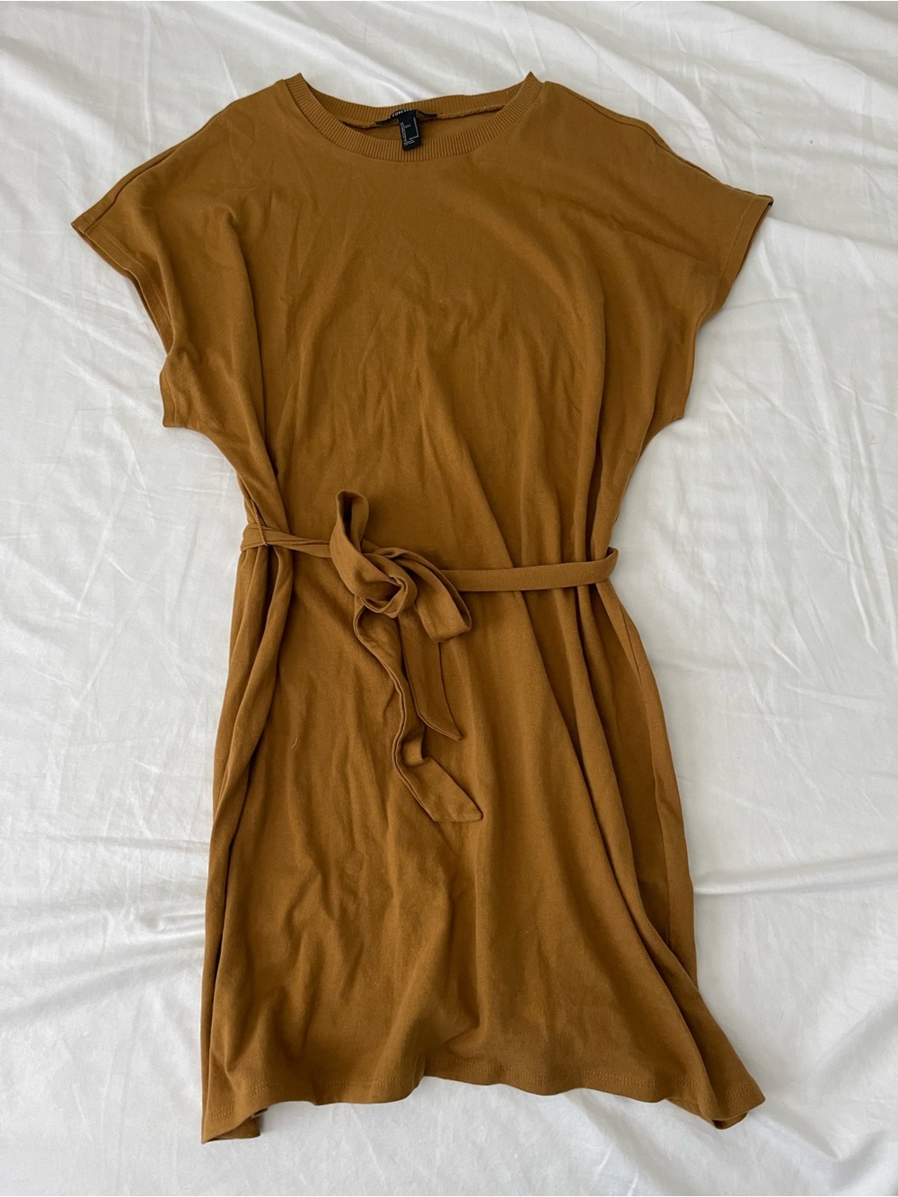Forever 21 Tie-Waist Mini Dress 100% cotton size small